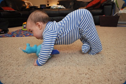 I can't crawl, but I have this yoga stuff down