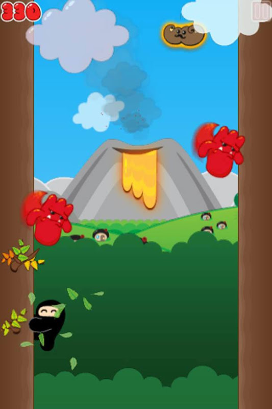 Ninjatown,Trees of Doom, iphone, game, screen, screenshot, image