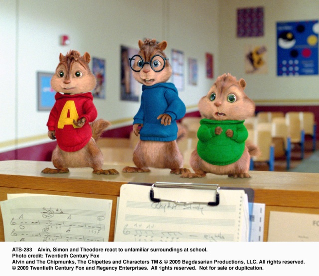 theodore, alvin, simon, chipmunks, The Squeakuel, first day in school