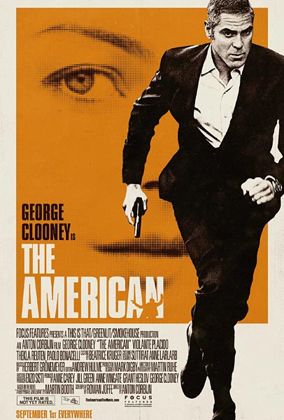 The American, movie, poster, George Clooney