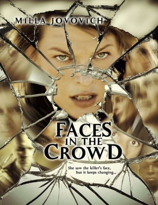 Faces in the Crowd, Movie, Poster, Milla Jovovich