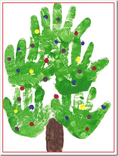 Christmas Tree Handprint