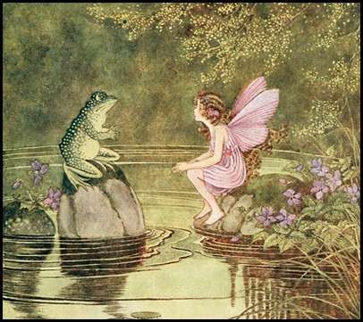 dover fairy and frog talking