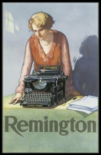 vintage remington typewriter