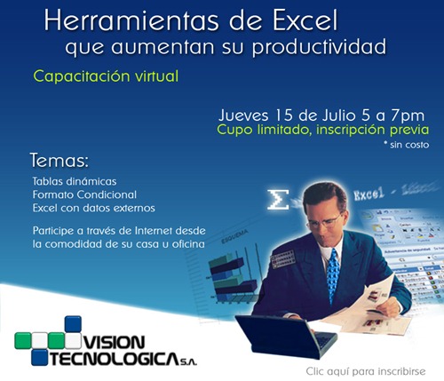 capacitacion virtual Excel