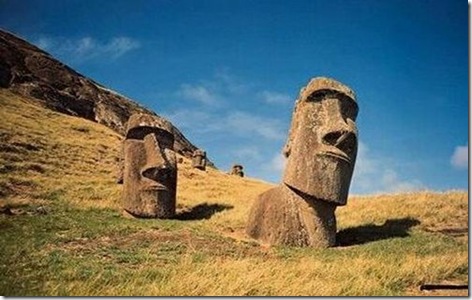 insula Pastelui-moai