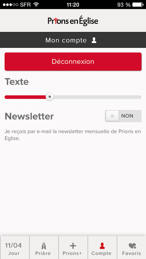 Prions en Eglise Applications Android sur