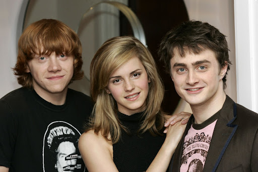 Emma Watson,Daniel Radcliffe,Rupert Grintand the new Harry Potter film  wallpapers