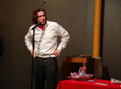 The Assistant DA, at a poetry reading