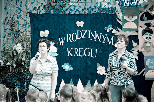 Festyn zorganizowany przez przedszkole w Stawiskach w maju 2009 roku.