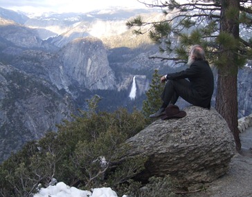 John Muir (portrayed by Howar Weamer) in YosemitePhoto by Bob RoneyCopyright Global Village Media