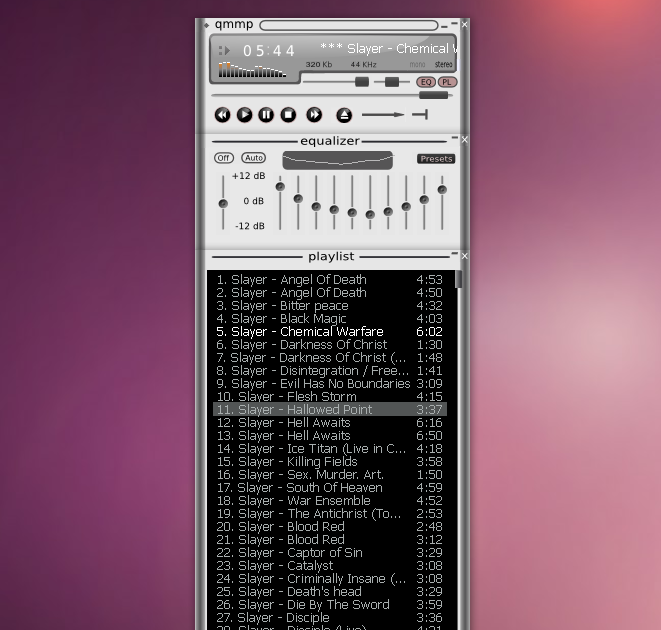 Qmmp Is A Fast Winamp Like Music Player For Linux Web Upd8 Ubuntu Linux Blog