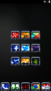 Icon Pack - métal coloré v2 - screenshot thumbnail