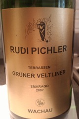 Rudi Pichler – 2007 Grüner Veltliner Smaragd Terrassen