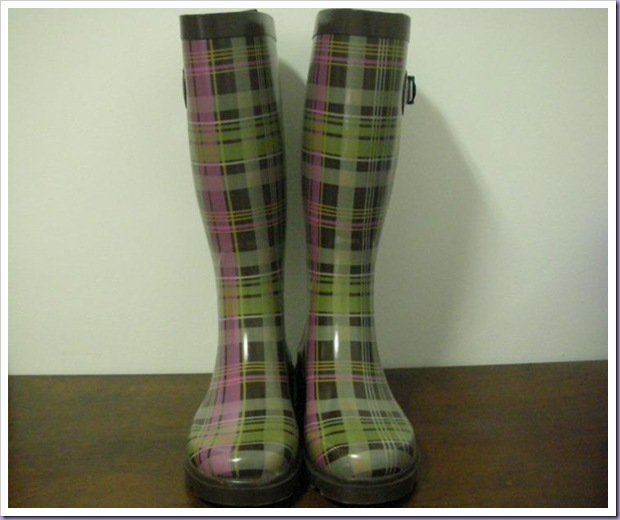 Galochas-Xadrez-Rain-Boots-Wellies
