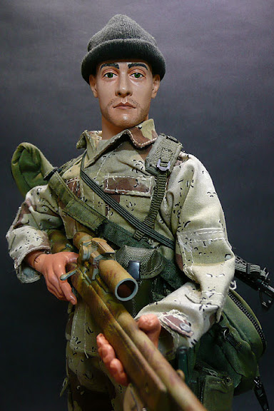 Jake Gyllenhaal as USMC Scout Sniper Swofford
