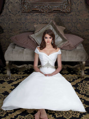 Pure White Bridal Gown