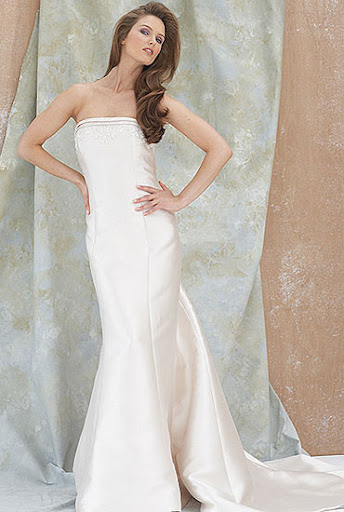 Strapless Wedding Dress Bridal Gown