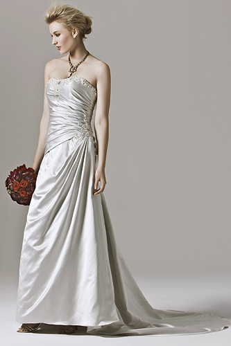 Strapless Beach Wedding Dresses