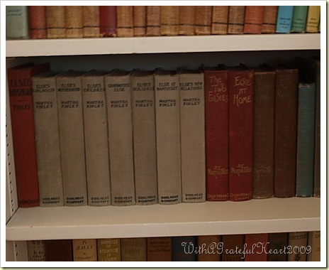 Elsie Dinsmore Books - On Shelf