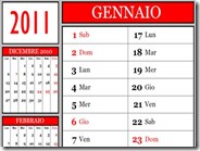 Calendari gratis pronti da stampare
