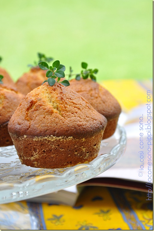 Mini cakes al miele limone e timo3