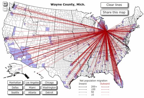 Detroit, todos emigran