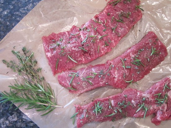 Herb-Rubbed Skirt Steak