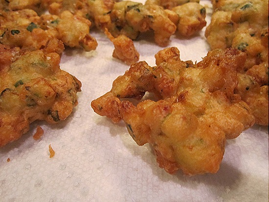 Zucchini-Bacon Fritters