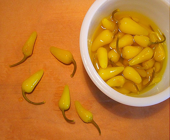 Hot Pickled Peppers