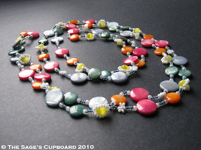 Rainbow Candy Chain Necklace by The Sage's Cupboard