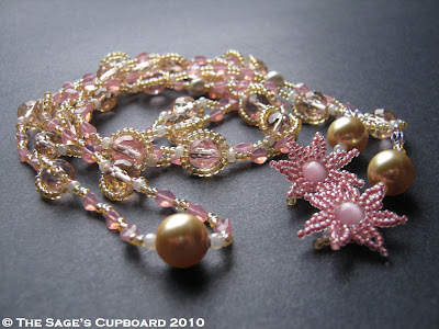 Pink Champagne Lariat by The Sage's Cupboard