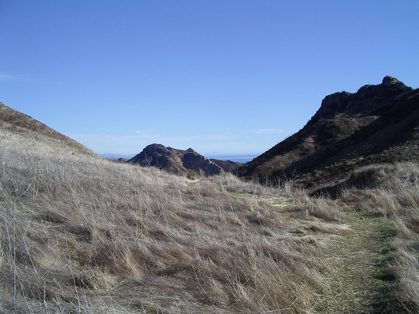 saddle point along the trail
