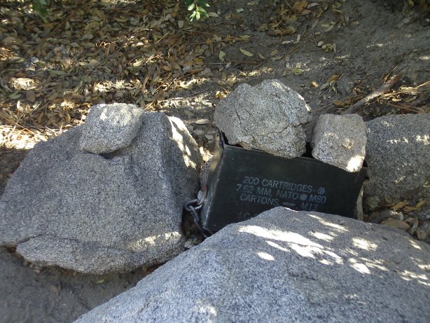 Where to leave messages to the future travelers to this peak.