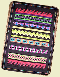 Seminole Patchwork Diamond Border - Free Quilt Patterns