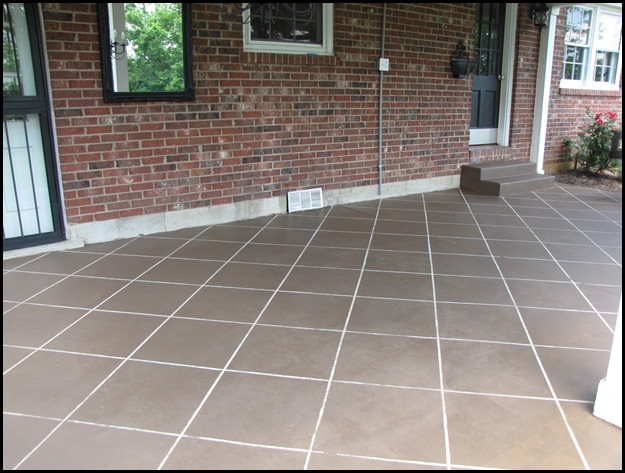 New Tile Patio Floor Reveal, Tile Over Concrete Patio
