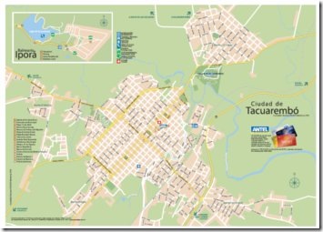 Mapa de Tacuarembó 
