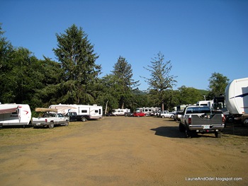 South parking area