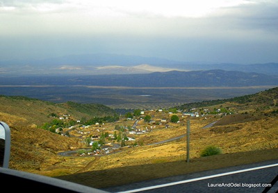 Looking down on Austin, NV, heading west on Hwy 50.