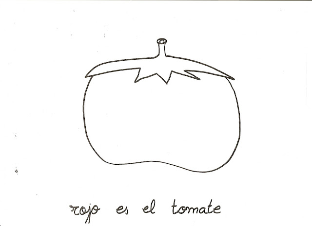 TRABAJAR EL COLOR ROJO DIBUJOS PARA NIÑOS