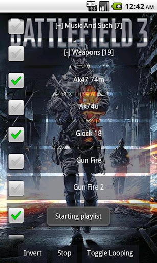 Battlefield 3 Soundboard Pro Android app Screenshot 1