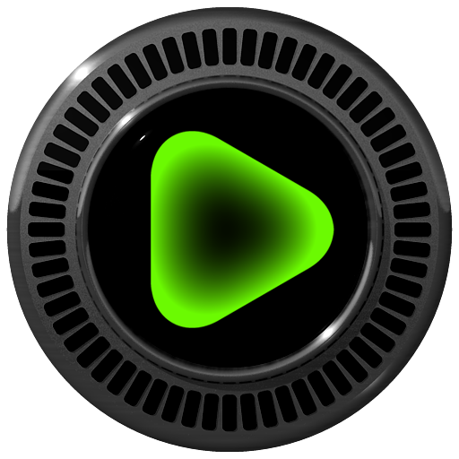 Poweramp skin Neon Green LOGO-APP點子