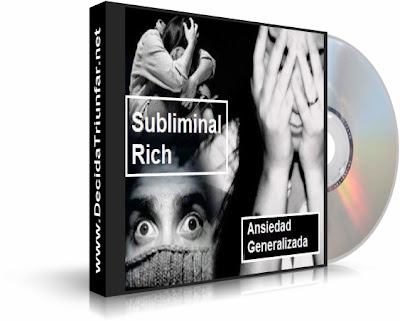 ANSIEDAD GENERALIZADA, Subliminal Rich [ Audio CD ] – Audio subliminal para combatir la ansiedad generalizada.