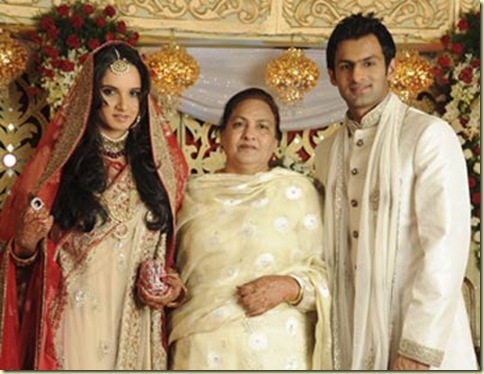 3Sania Mirza ,Shohib Malik  wedding reception pictures
