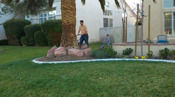 nate and wes mowing lawn (1 of 1)