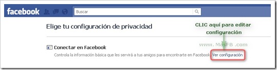 Configurar Privacidad de Lista de Amigos Facebook