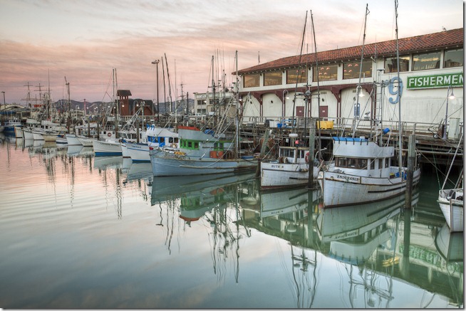 Boats at Fishermans Wharf San Francisco