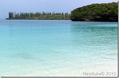 aquamarine waters of Isle of Pines