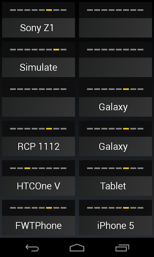 Android application VCP-1312 screenshort