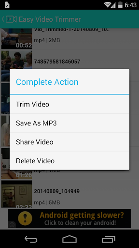 Easy Video Trimmer